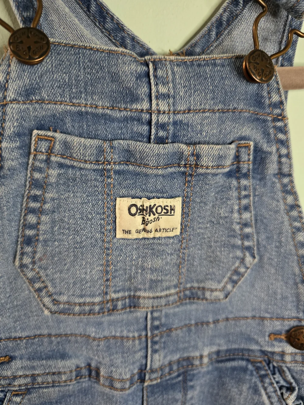 OshKosh B'gosh Light Blue Denim Kids Overalls